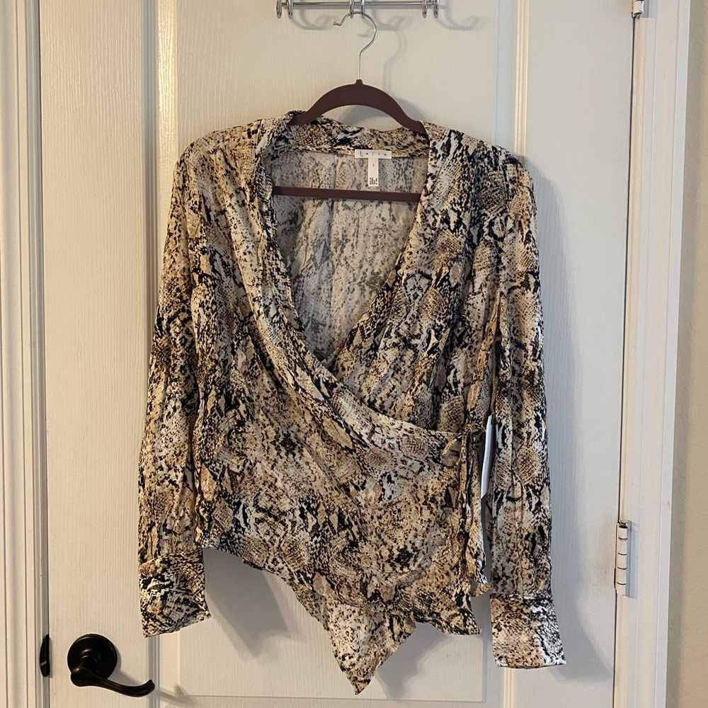 Snake Print Top